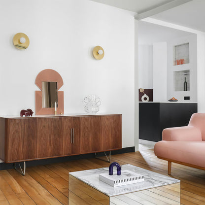 Disc And Sphere Wall Lamp