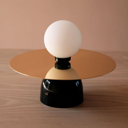 Disc And Sphere Wall Lamp