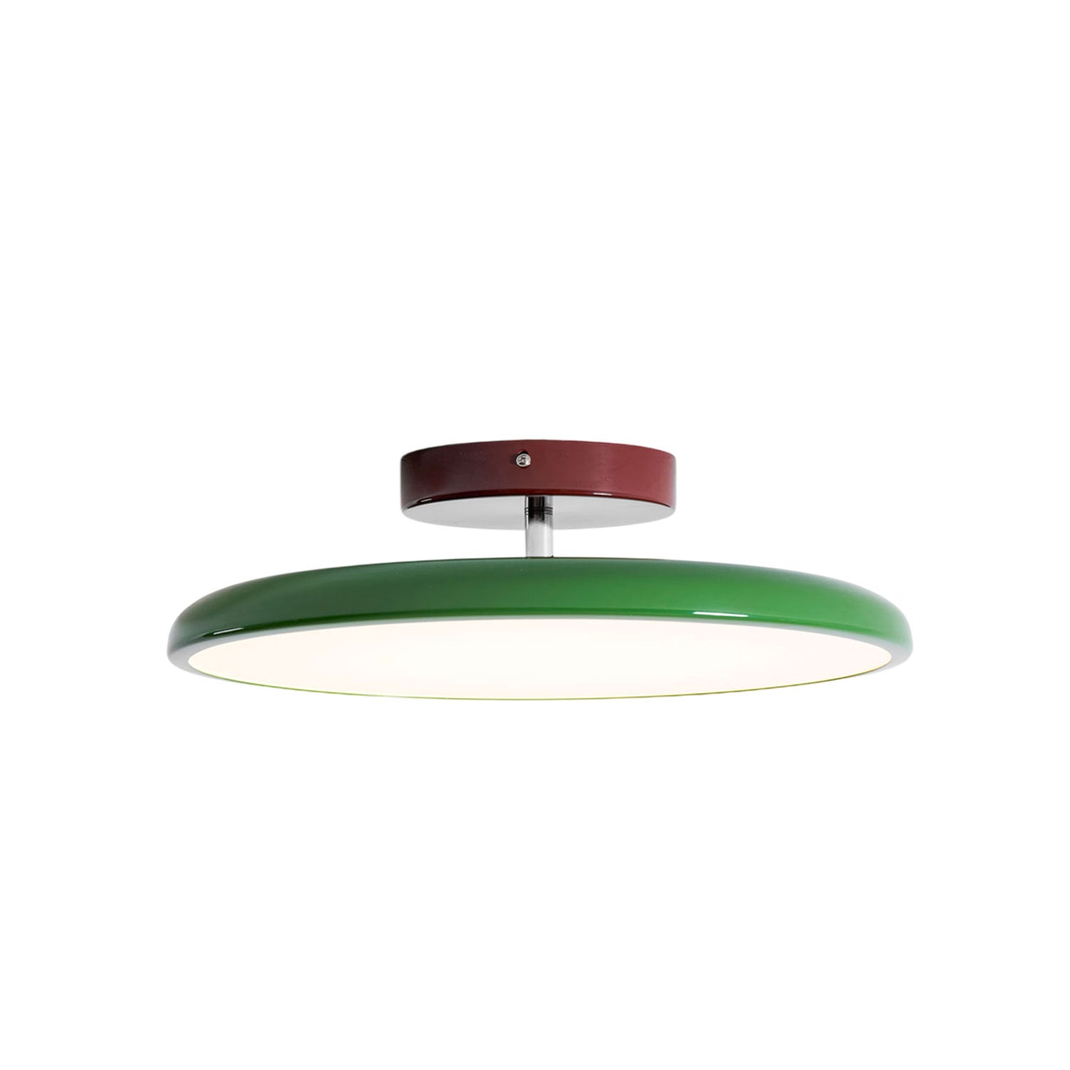 Drift ceiling lamp angle view — Green finish | Casa Norex