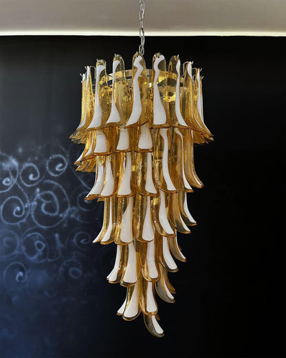 Elara Petal Glass Chandelier