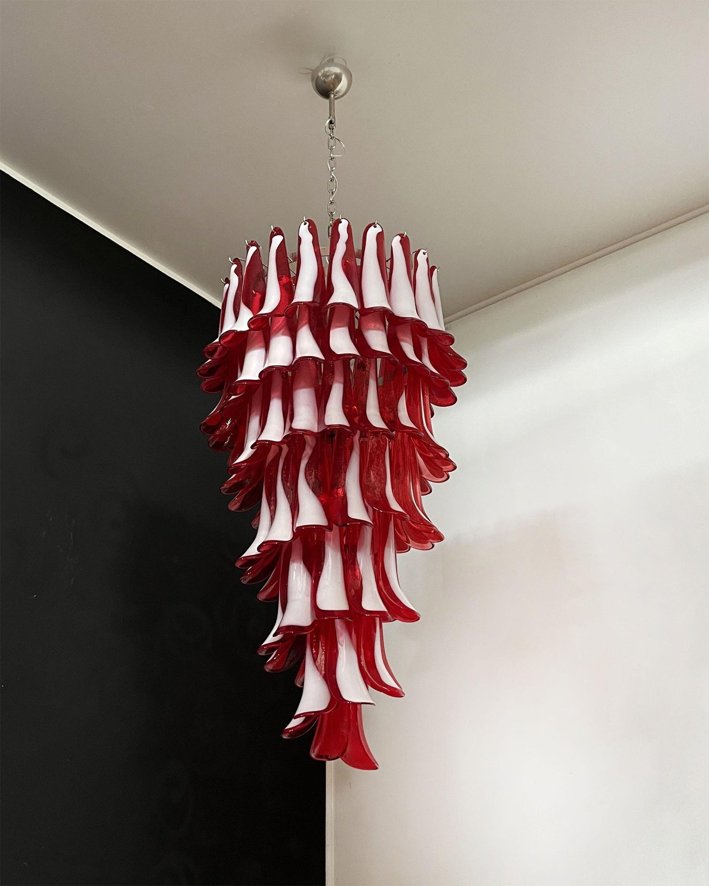 Elara Petal Glass Chandelier