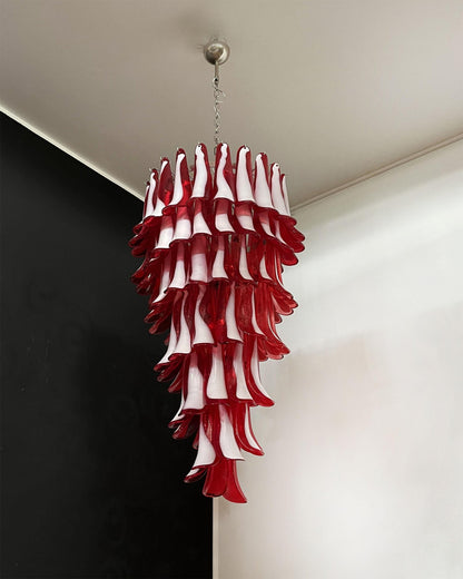 Elara Petal Glass Chandelier