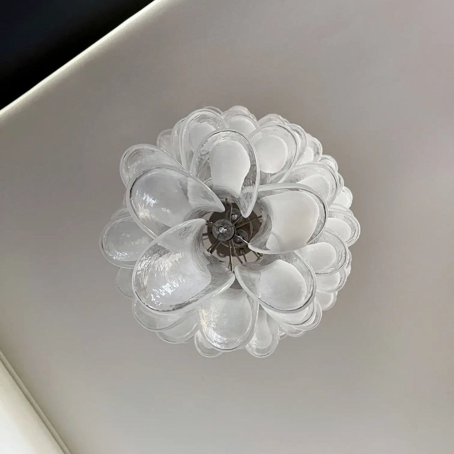 Elara Petal Glass Chandelier