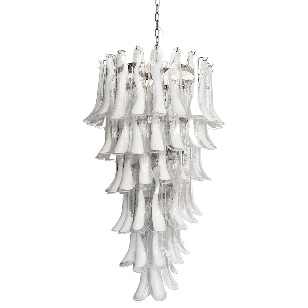 Elara Petal Glass Chandelier
