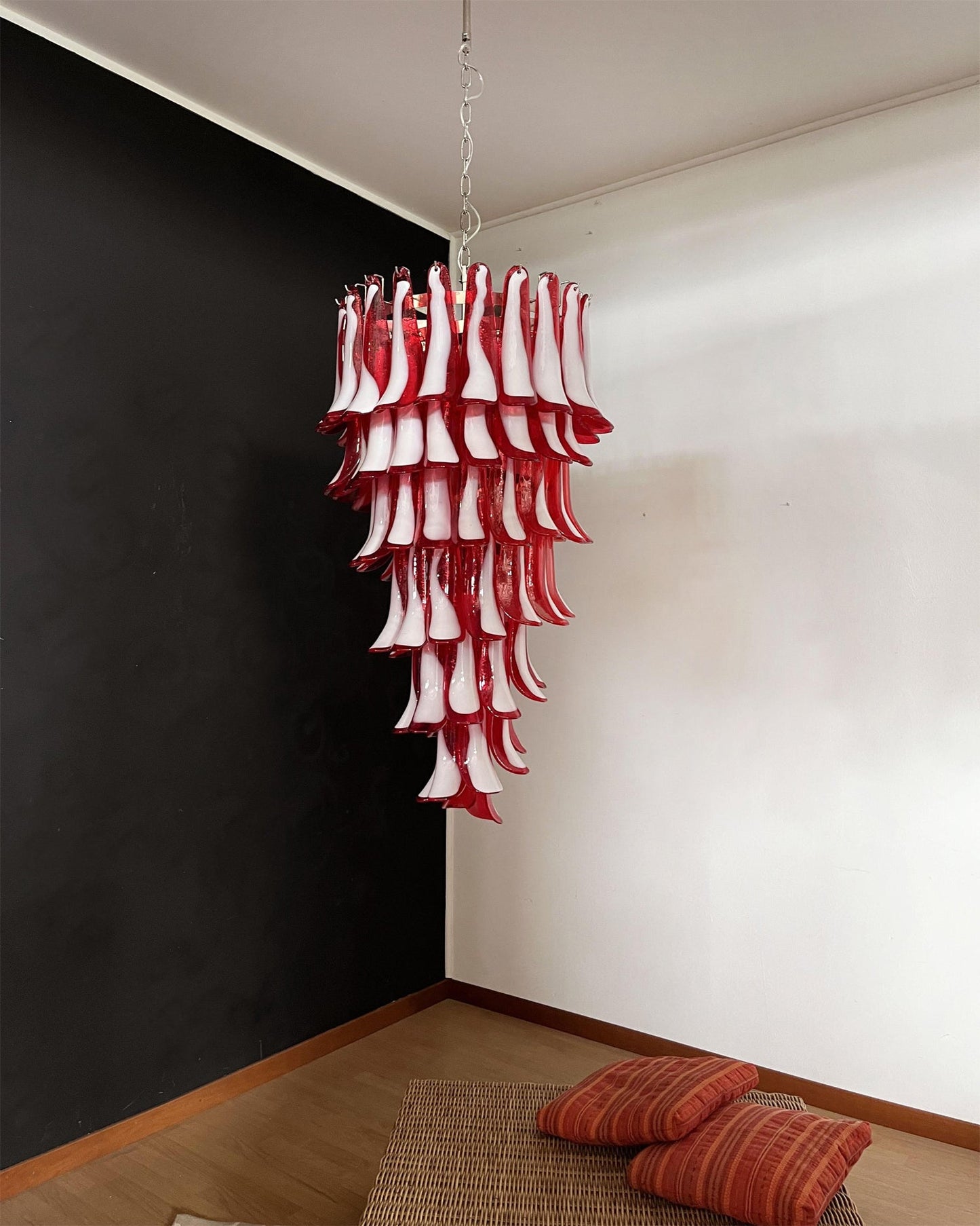 Elara Petal Glass Chandelier