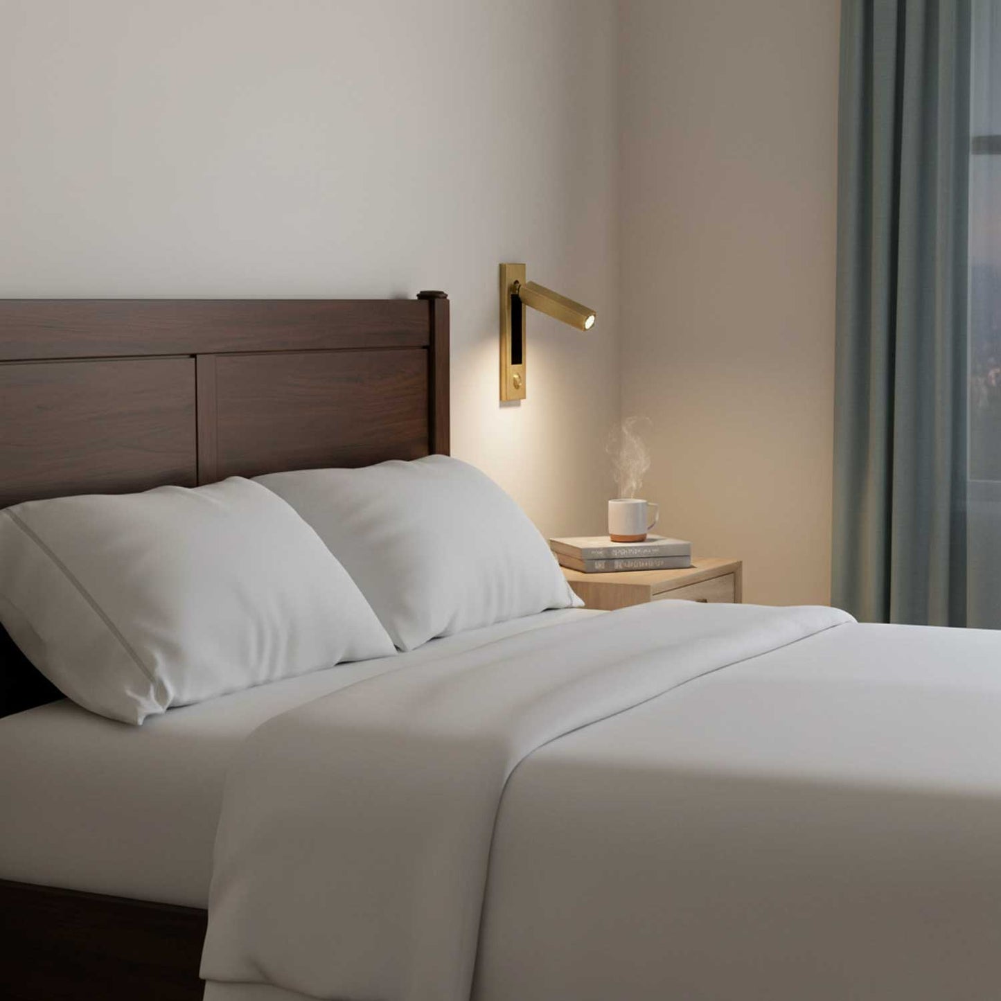Cree LED Recessed Wall Reading Light