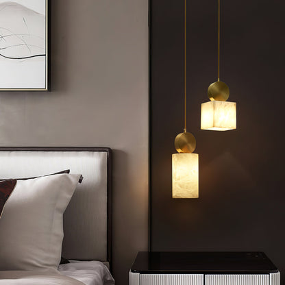 Obolus Alabaster Pendant Light