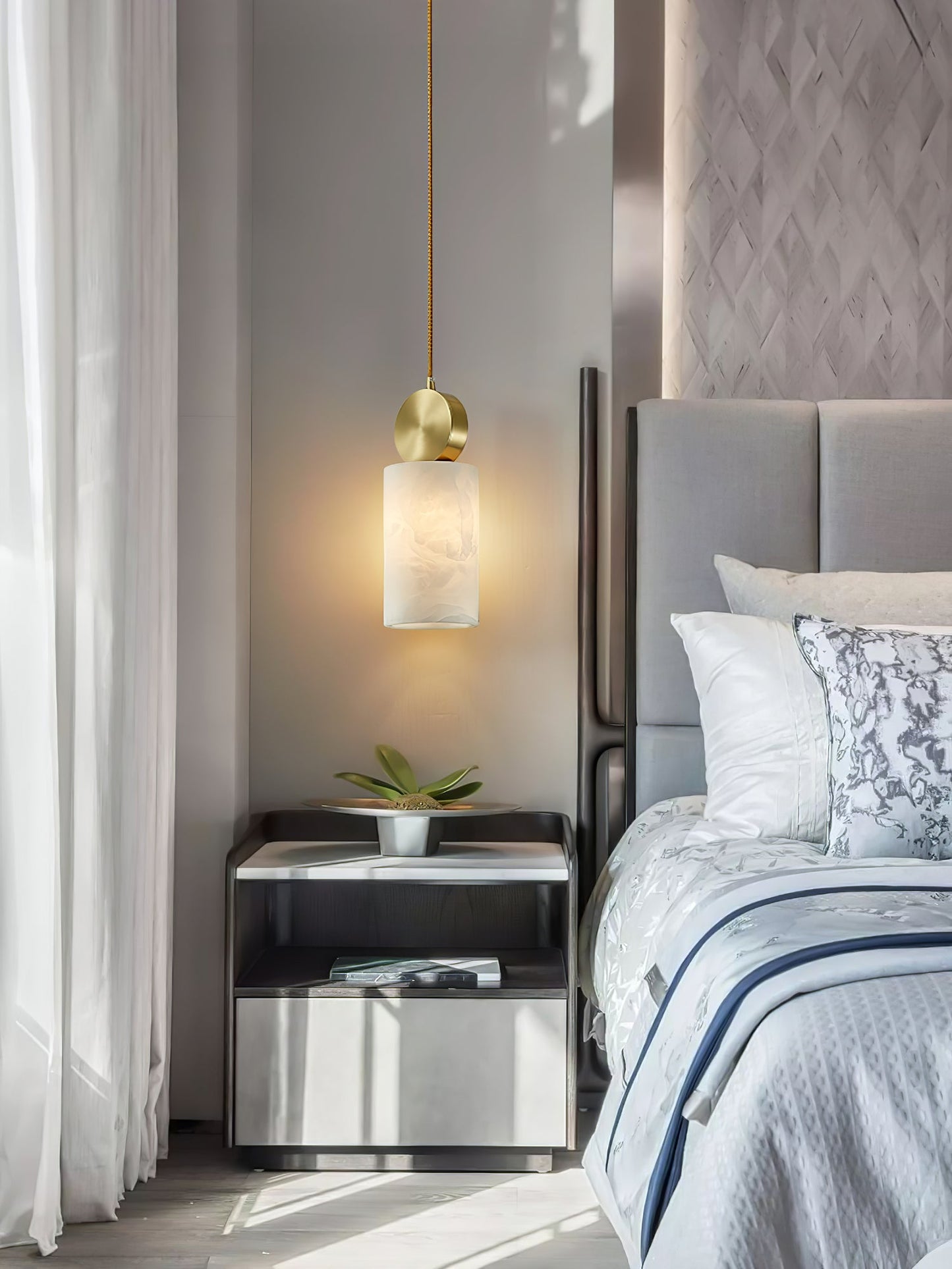 Obolus Alabaster Pendant Light