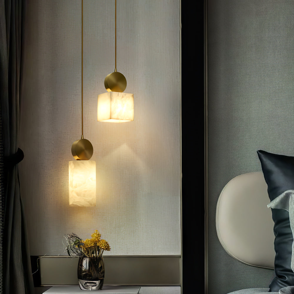 Obolus Alabaster Pendant Light
