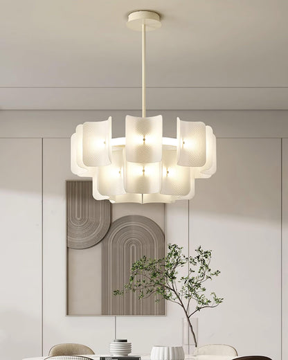 Edgy fingerprint-design ceiling fixture — Casa Norex