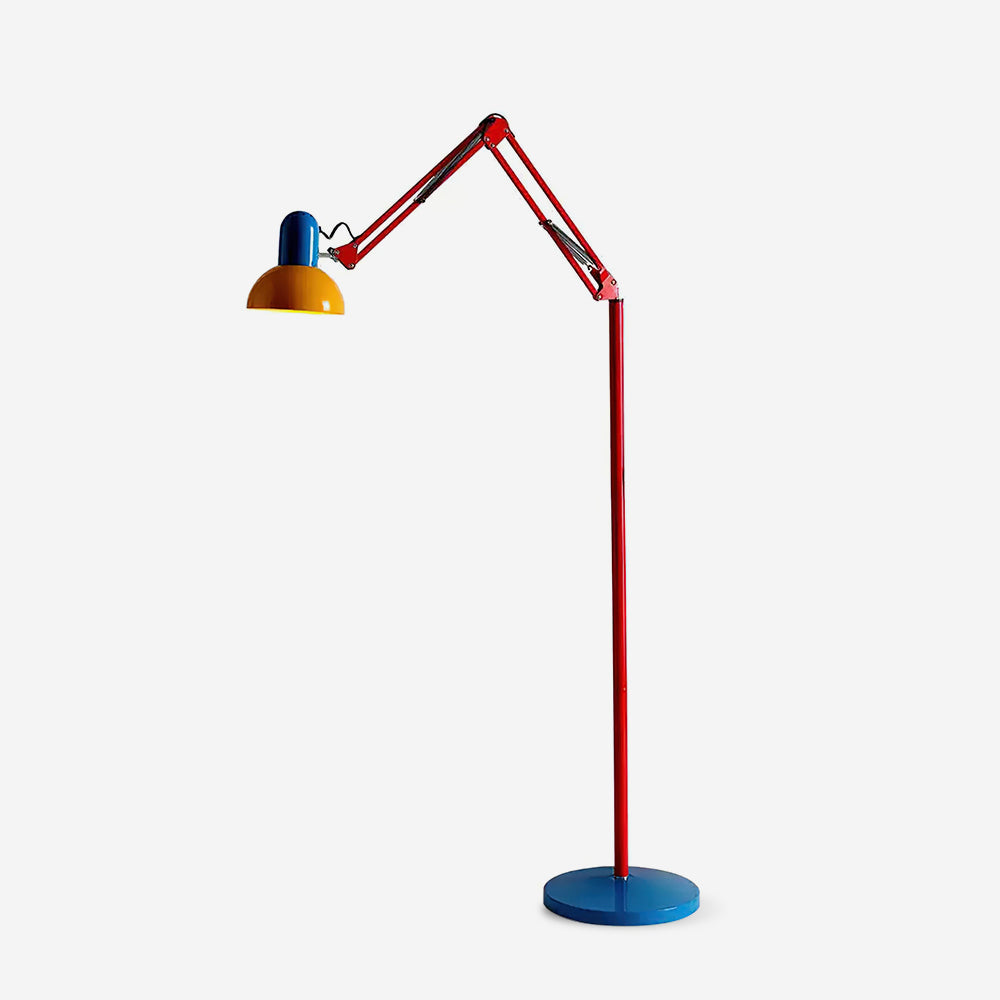 Flexo Memphis lamp in living room - bold colorful statement - Casa Norex