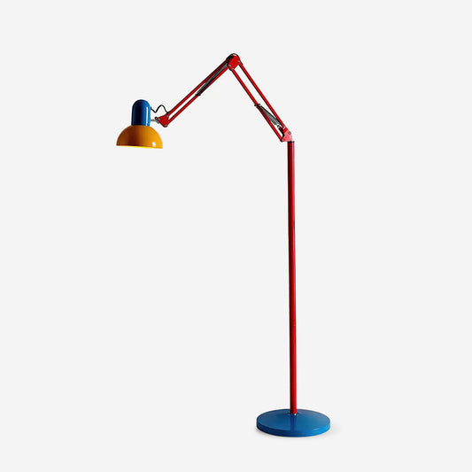 Flexo Memphis lamp in living room - bold colorful statement - Casa Norex