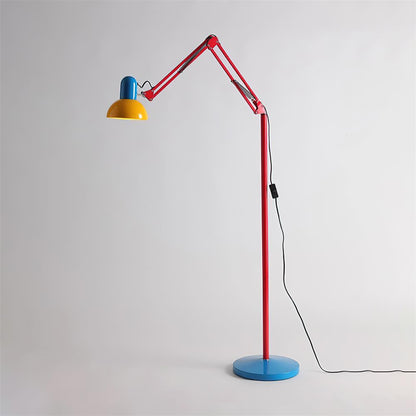 Flexo Memphis plug-in floor lamp cobalt blue base | Casa Norex