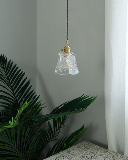 Flower Glass Pendant Lamp