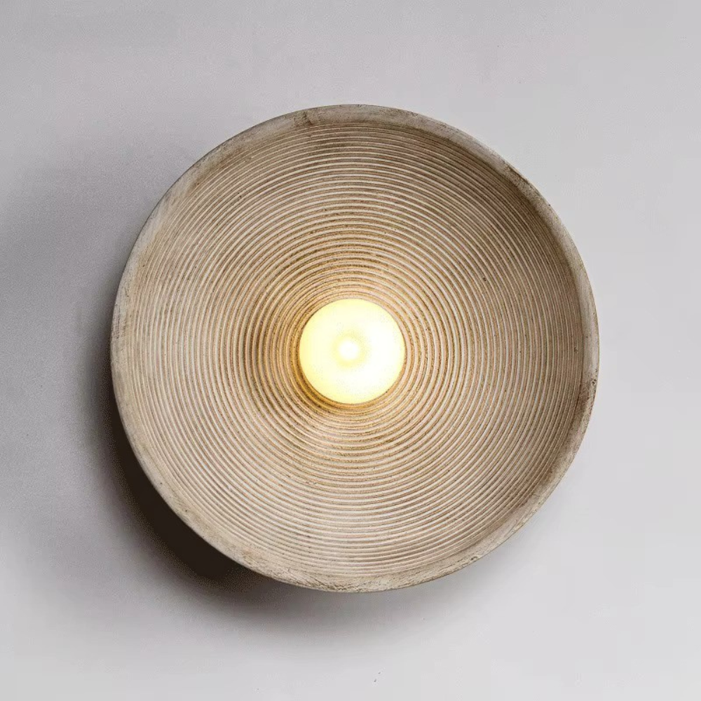 Avalon sconce in hallway - compact art deco design - Casa Norex