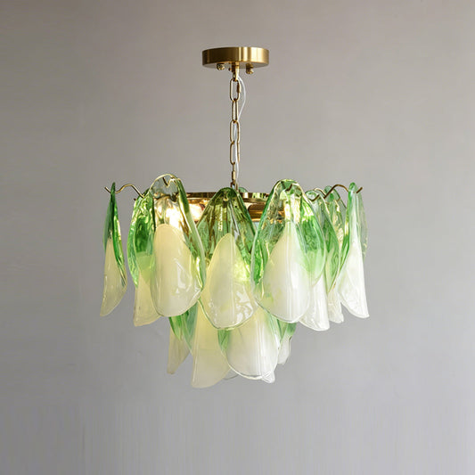 Foliage Glass Chandelier