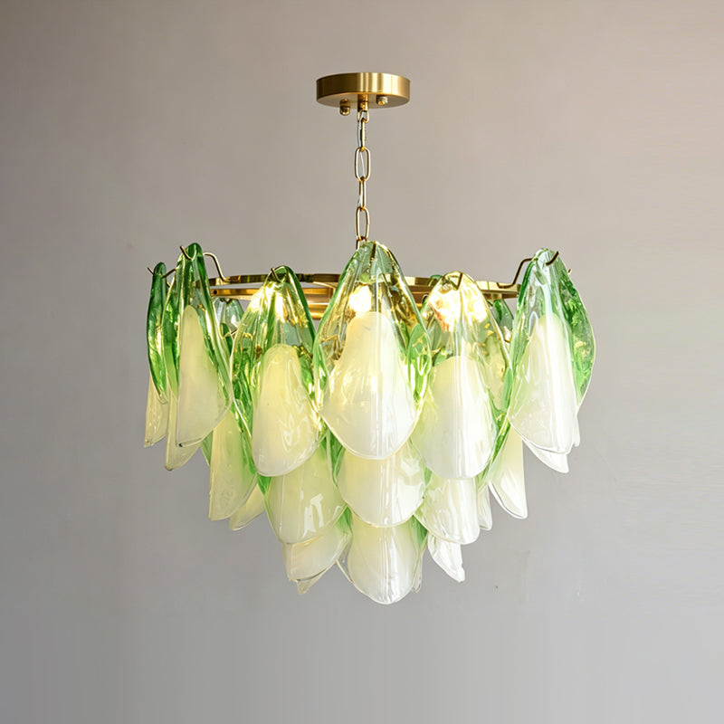 Foliage Glass Chandelier