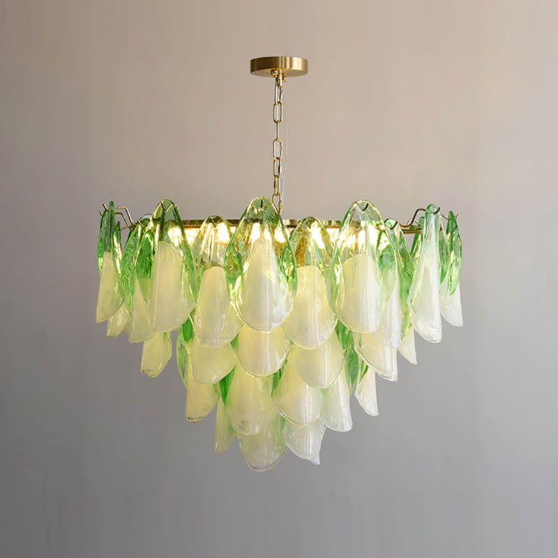 Foliage Glass Chandelier