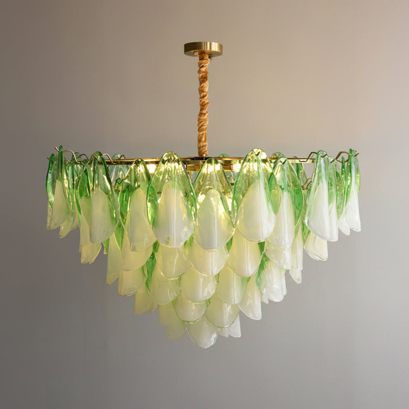 Foliage Glass Chandelier
