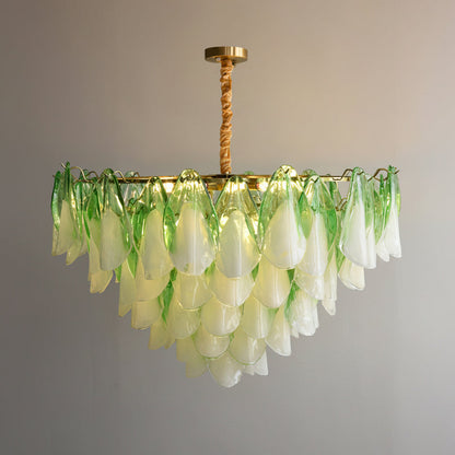 Foliage Glass Chandelier