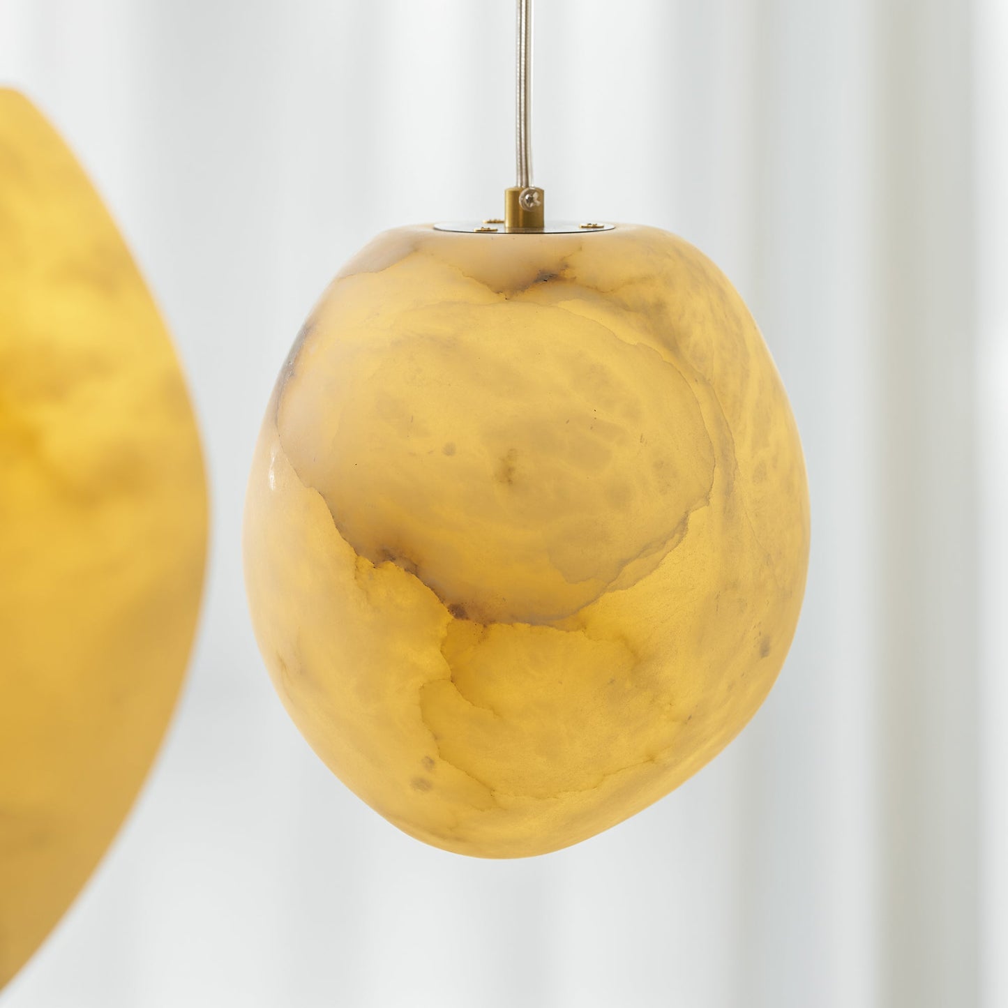 Galet Spanish Alabaster Pendant Lamp