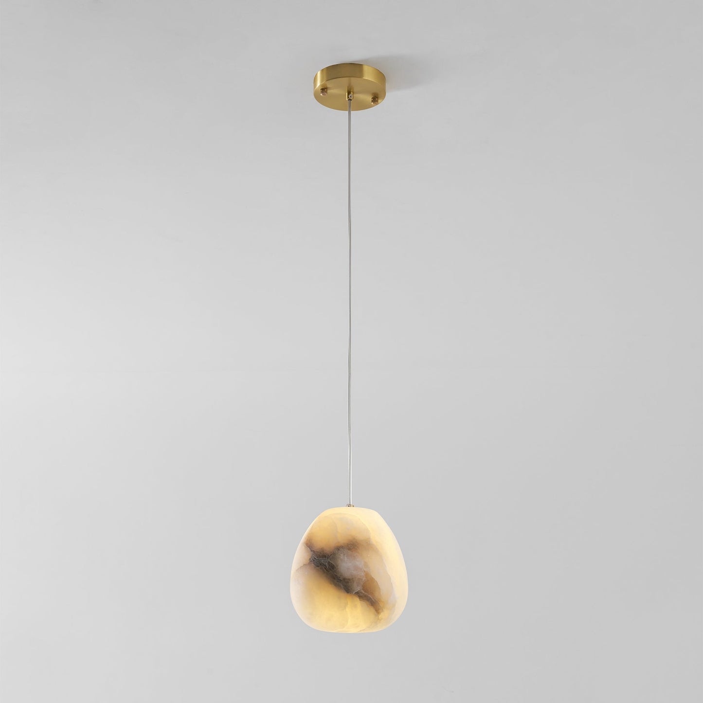 Galet Spanish Alabaster Pendant Lamp