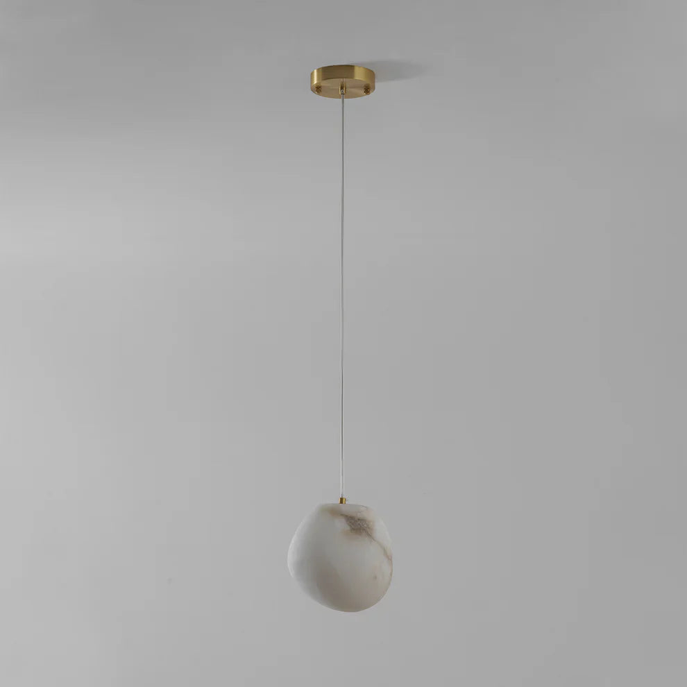 Galet Spanish Alabaster Pendant Lamp