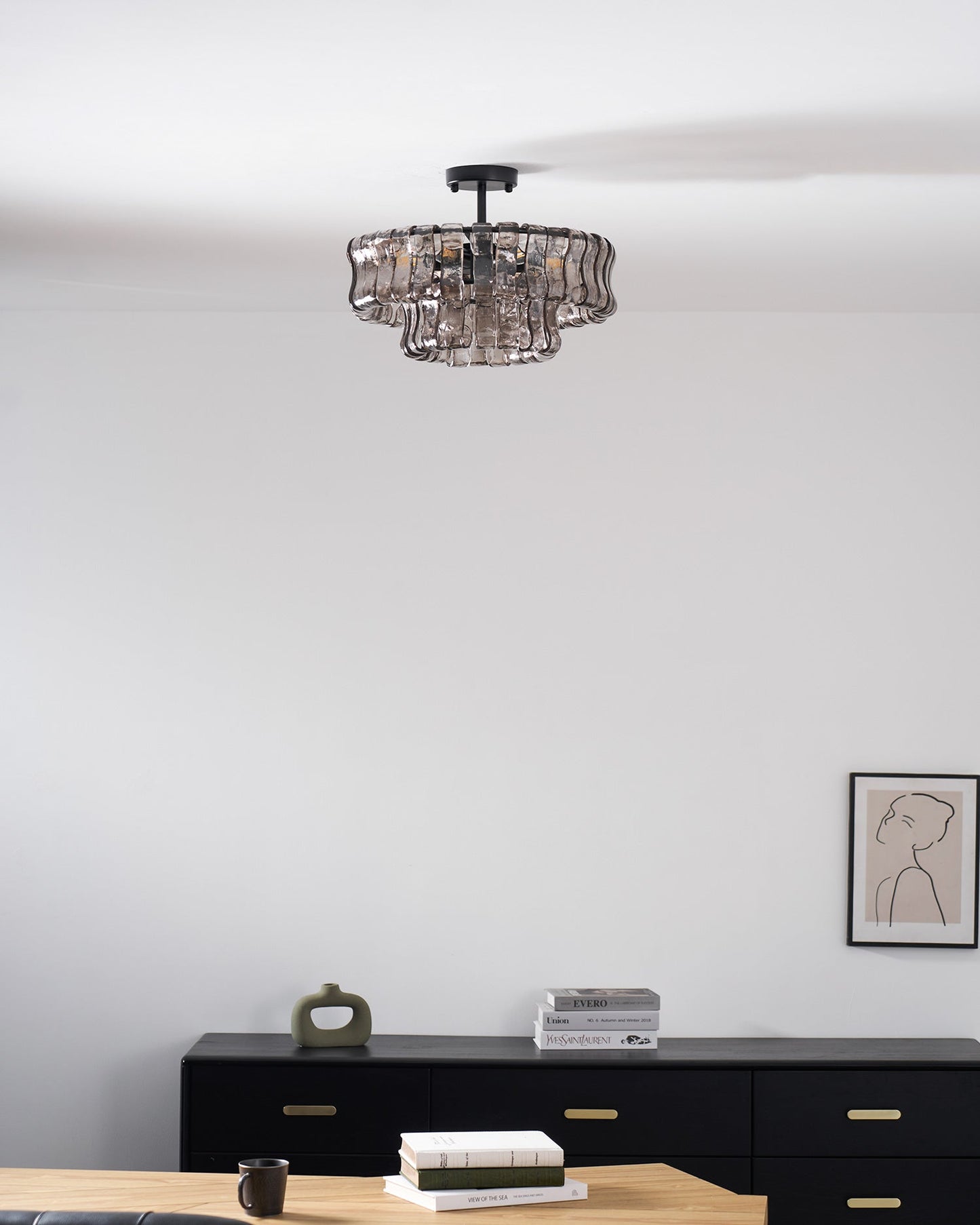 Ghiaccio Round Ceiling Lamp