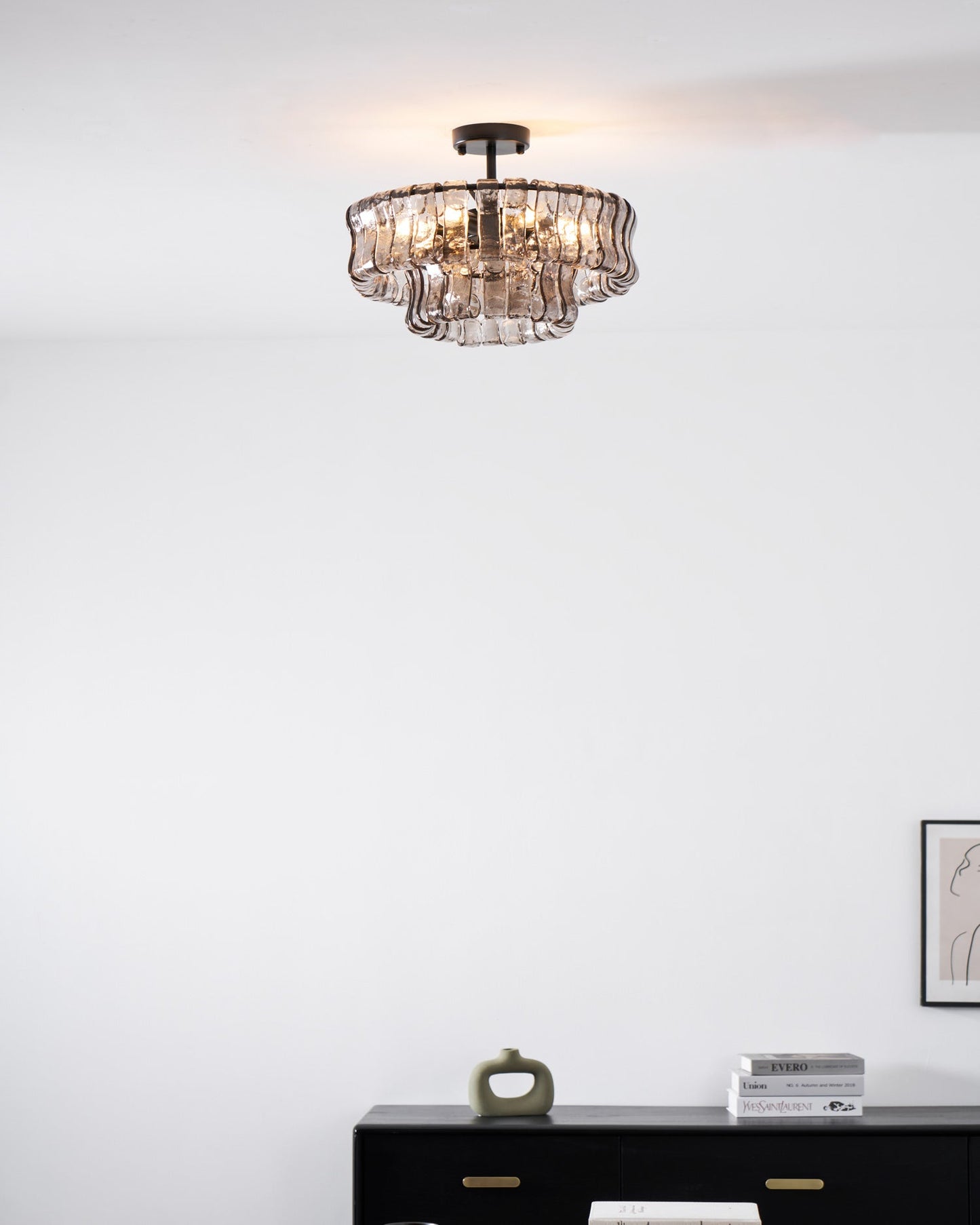 Ghiaccio Round Ceiling Lamp