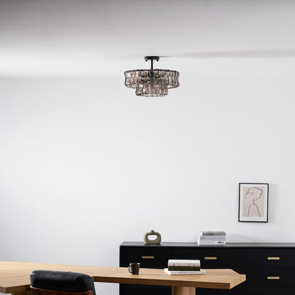 Ghiaccio Round Ceiling Lamp