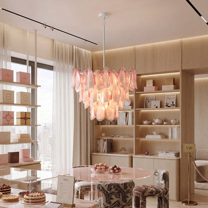 Verona Pink Chandelier