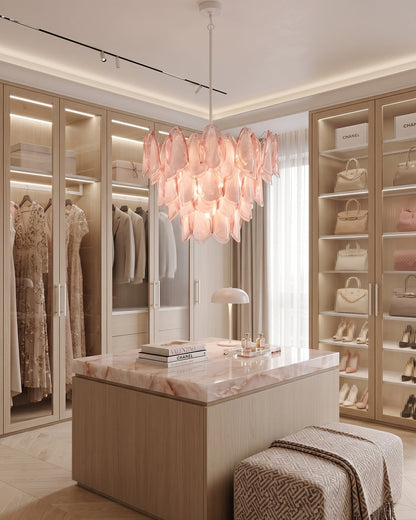 Verona Pink Chandelier
