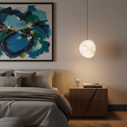 Galet Spanish Alabaster Pendant Lamp