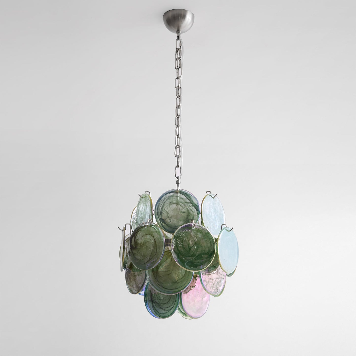 Green Vistosi Disc Chandelier
