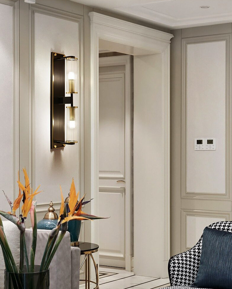 Tereza sconce Black & Bronze variant - bathroom wall - Casa Norex