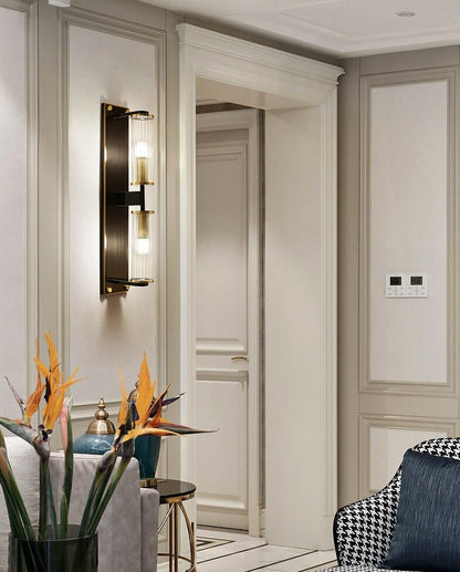 Tereza sconce Black & Bronze variant - bathroom wall - Casa Norex