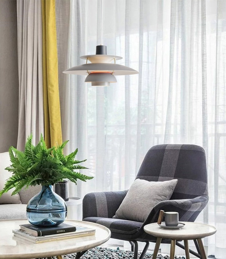 Colorful Layered Pendant Lights