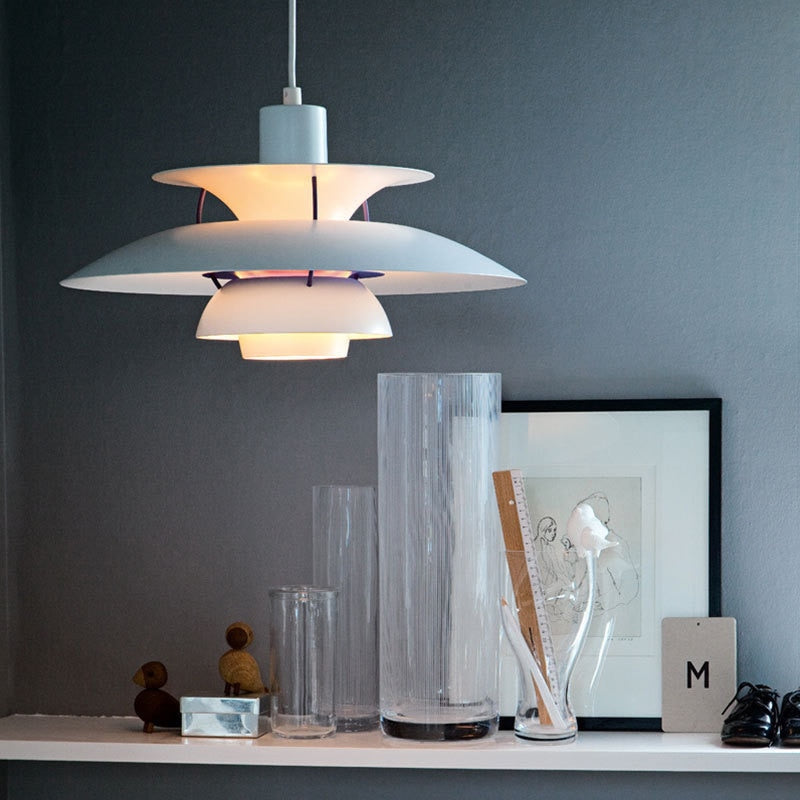 Colorful Layered Pendant Lights