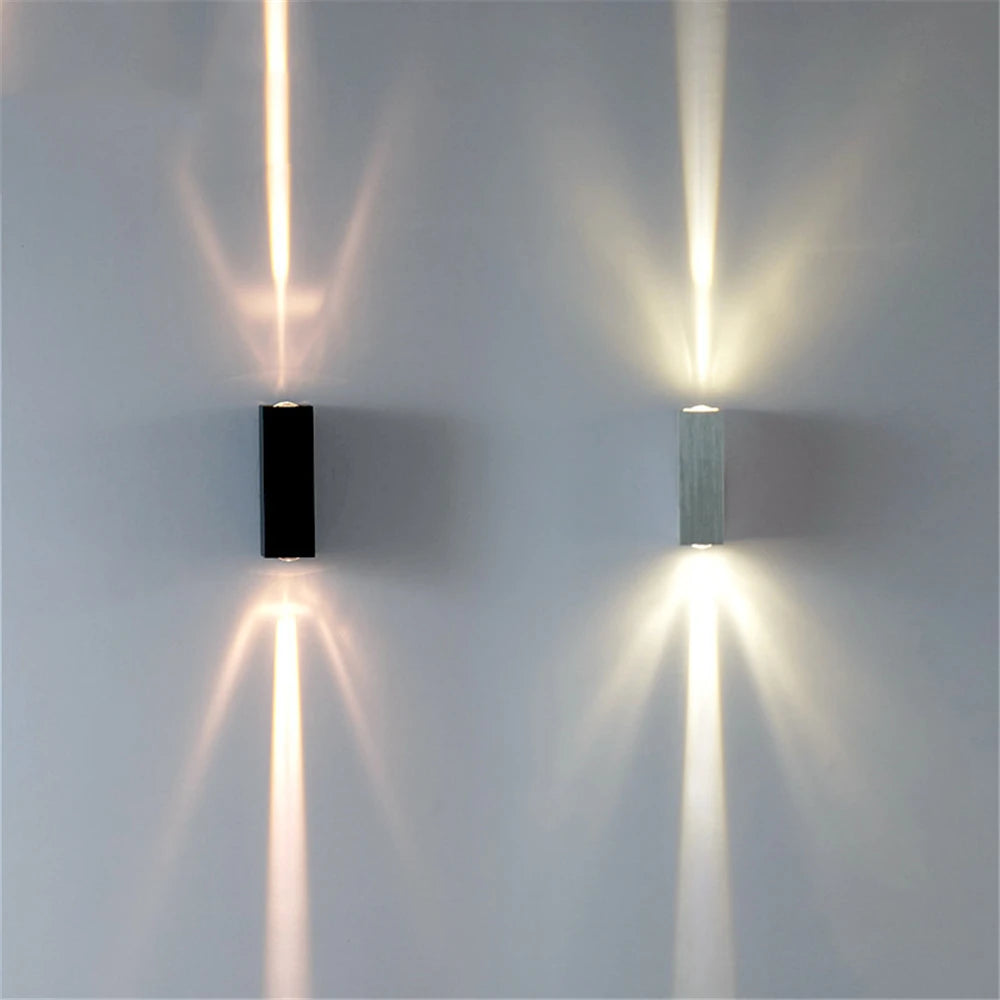 COB LED outdoor wall light dimensions — 120mm x 60mm x 40mm — Casa Norex