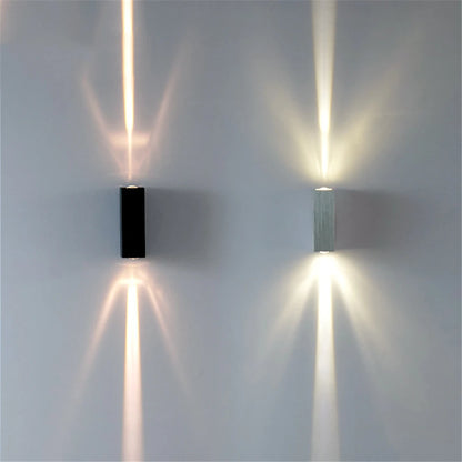 COB LED outdoor wall light dimensions — 120mm x 60mm x 40mm — Casa Norex