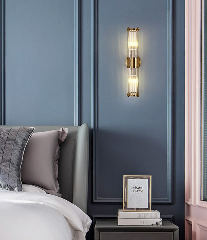 Glass Crystal Wall Sconce