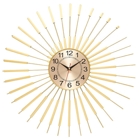 Gold Spiral Wall Clock