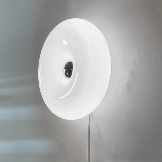 Donut table lamp in bedroom setting — warm dimmable glow | Casa Norex