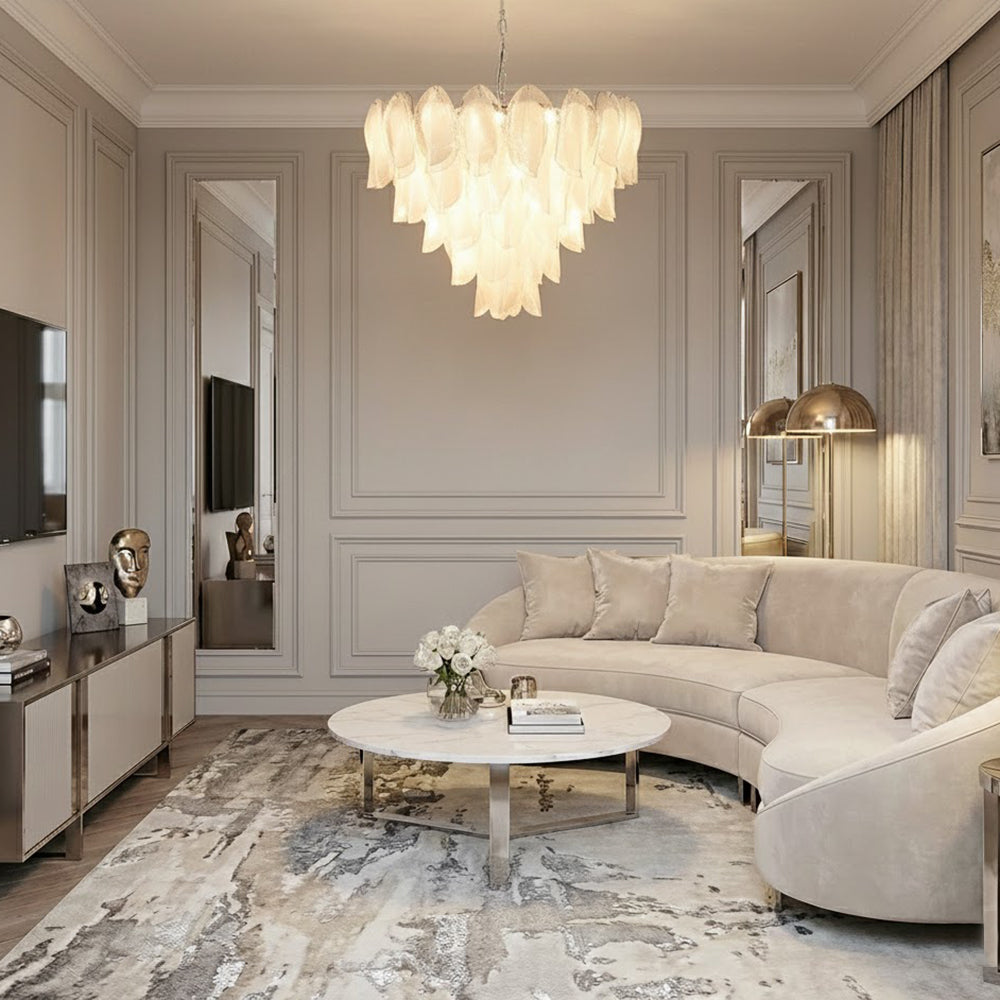 Ina Glass Chandelier