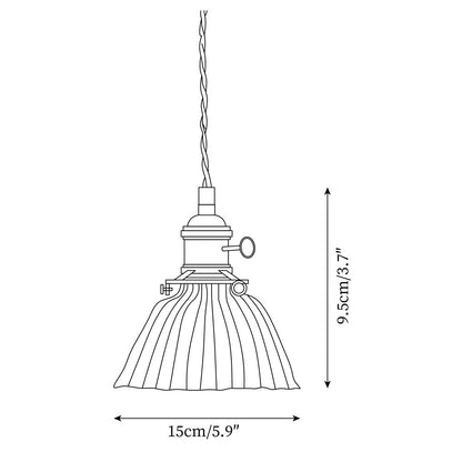 Jasmine Glass Pendant Lamp
