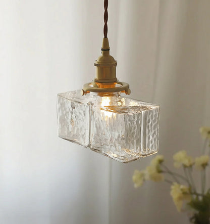 Jewel Glass Brass Swag Lights