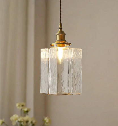 Jewel Glass Brass Swag Lights
