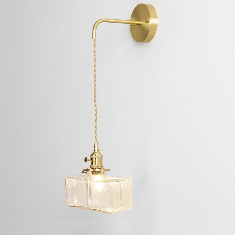 Jewel Glass Brass Wall Lamp