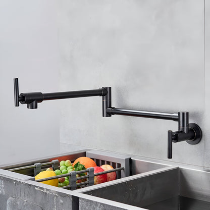 Jorstad - Wall Mounted Kitchen Faucet Modern Foldable Cold Only Pot Filler