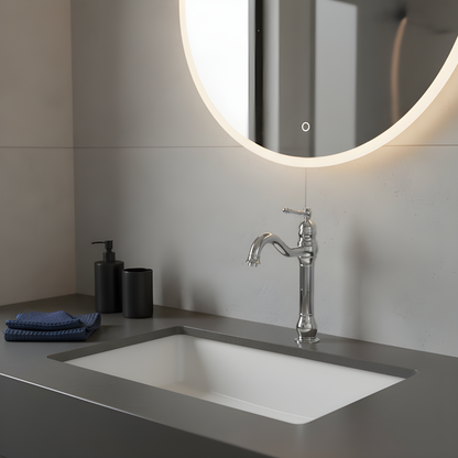 Antiqua 360-Swivel Vessel Sink Faucet